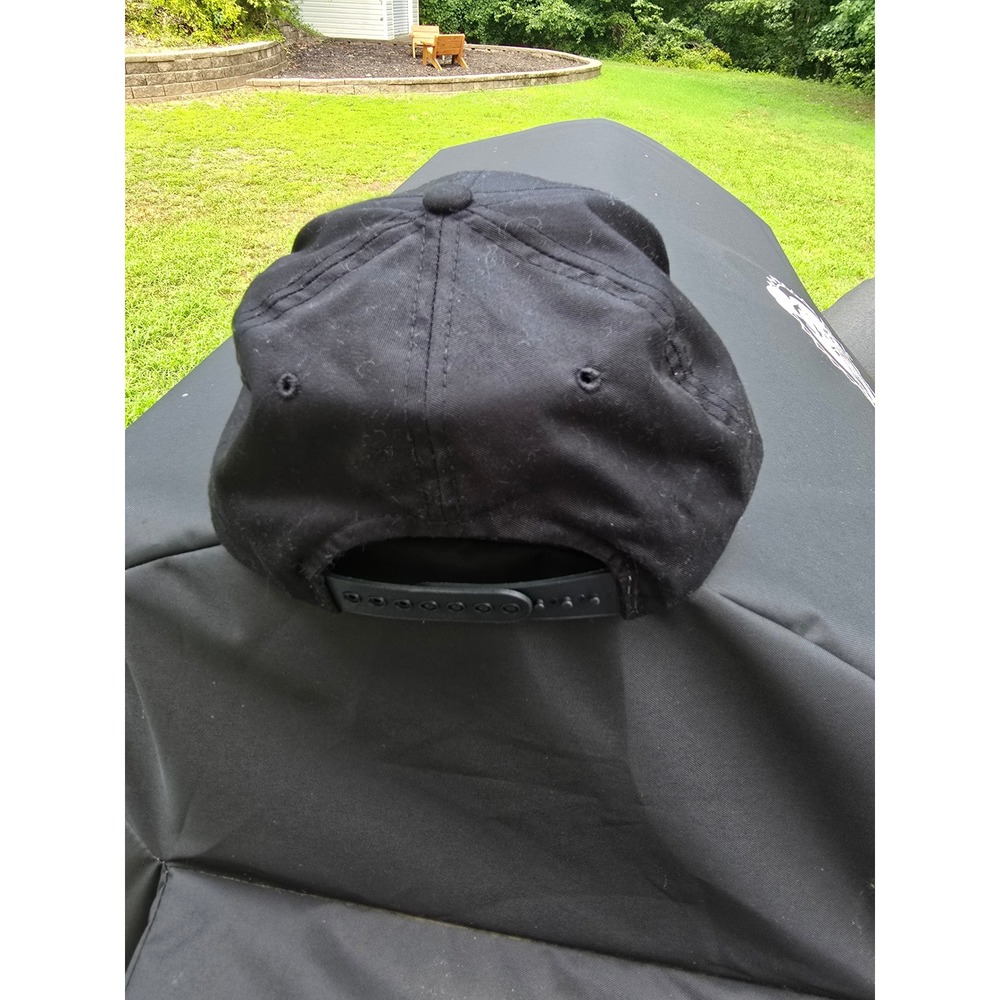 Vintage Maryland Lacrosse Hat Yupoong Snapback Black Green Underbrim Terrapins - Picture 2 of 4